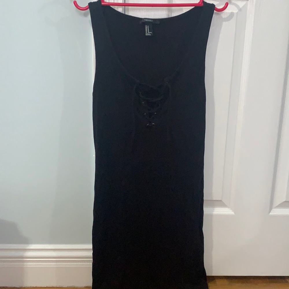 Forever 21 black tight dress